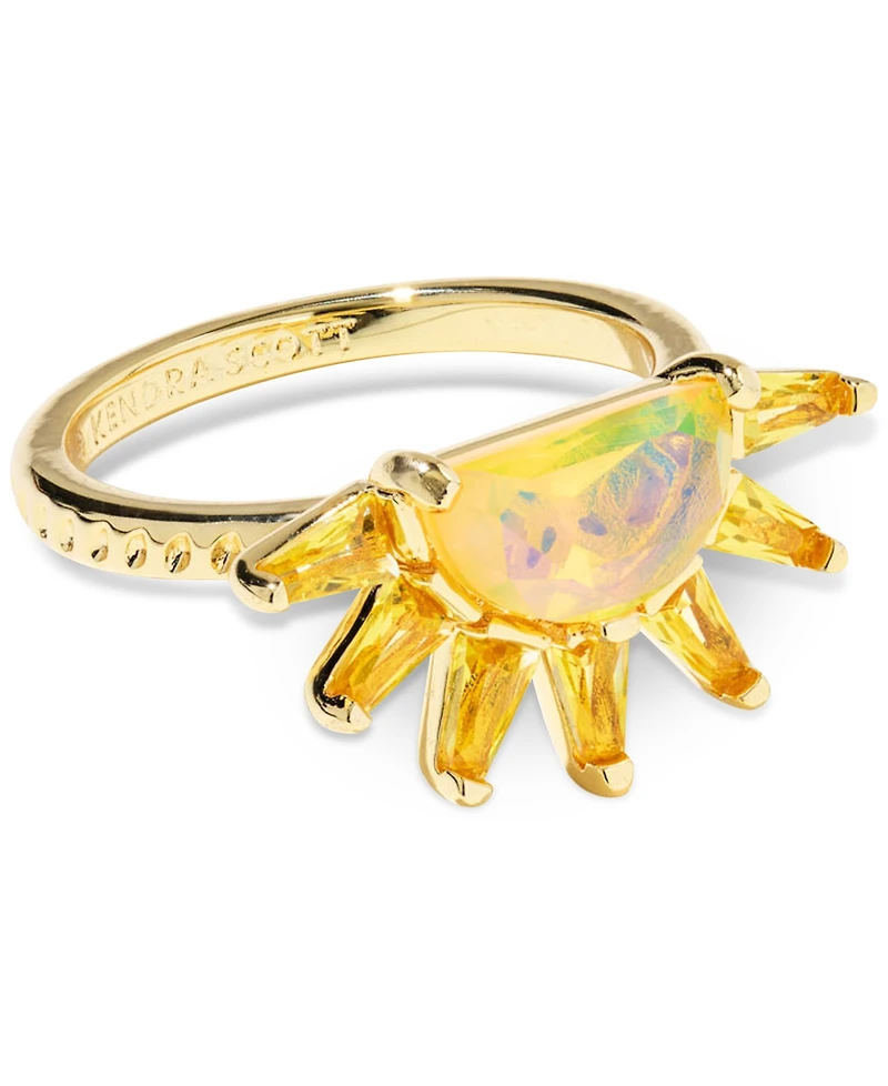 Kendra Scott Gold-Tone Samantha Sun Band Ring