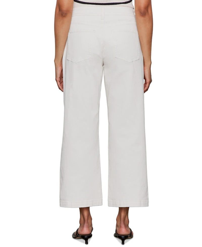 Sanctuary Women's League High-Rise Crop Wide-Leg Jeans