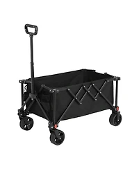 Mondawe Heavy Duty Folding Wagon with All-Terrain Wheels