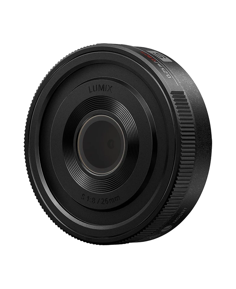 Panasonic Lumix S 26mm f/8 Lens, Bundle with Small Lens Case, Cleaning Kit, Cleaning Cloth and Lens Cap Tether