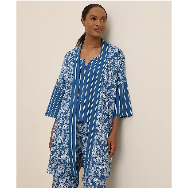 Pact Women's Organic Cotton Staycation Short Robe