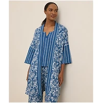 Pact Women's Organic Cotton Staycation Short Robe
