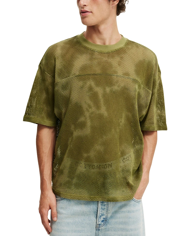 Cotton On Men's Cropped Fit Knitted T-Shirt