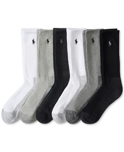 Polo Ralph Lauren Men's 6-Pk. Performance Crew Socks