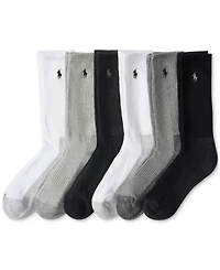 Polo Ralph Lauren Men's 6-Pk. Performance Crew Socks