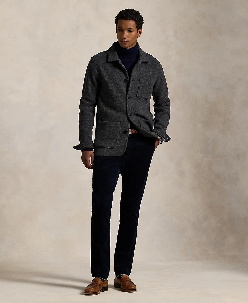Polo Ralph Lauren Men's Brushed Double-Knit Utility Jacket