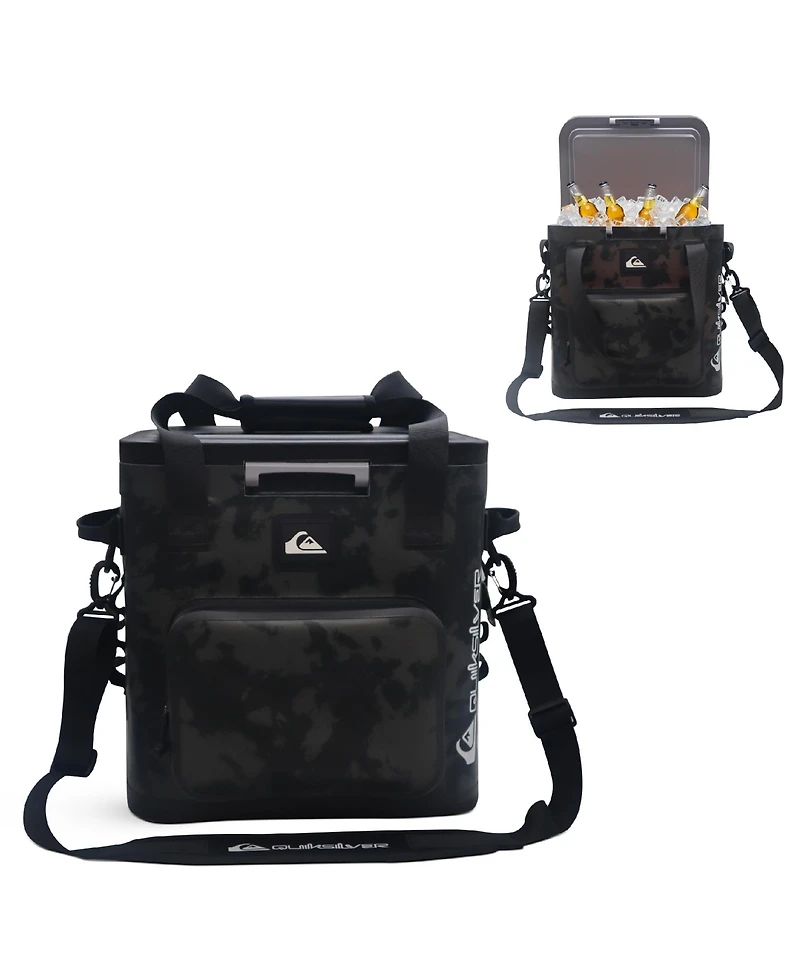 Quiksilver Coastal Collection 48-72H 5 Layer Insulated Zipperless Box Cooler with Adjustable Strap and Air Sealed Lid