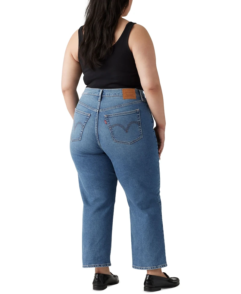 Levi's Plus Wedgie High-Rise Straight Jeans
