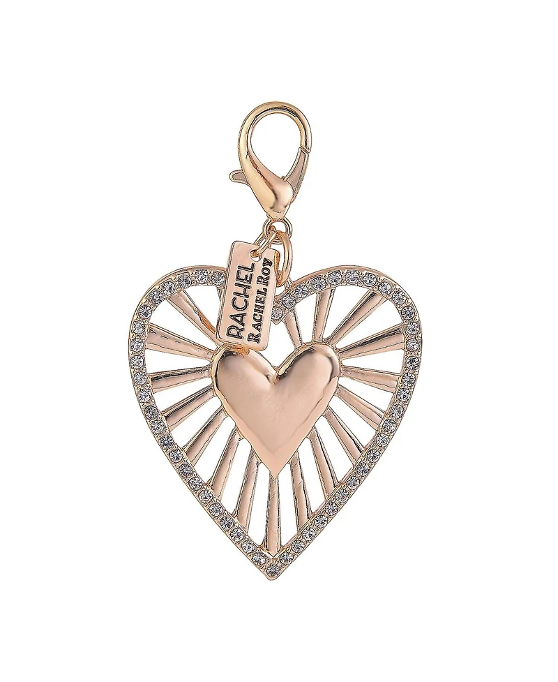 Rachel Rachel Roy Gold Tone Heart Bag Charm