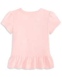 First Impressions Baby Girls Short-Sleeve Cat Glasses Graphic T-Shirt, Exclusively at Macy's