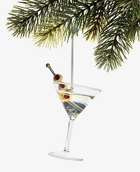 Holiday Lane Spirits Glass Martini Ornament, Macy's Exclusive
