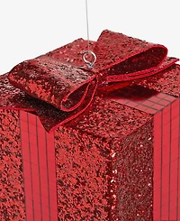 Holiday Lane Christmas Cheer Gift Box Ornament, Exclusively Made For Macy'S