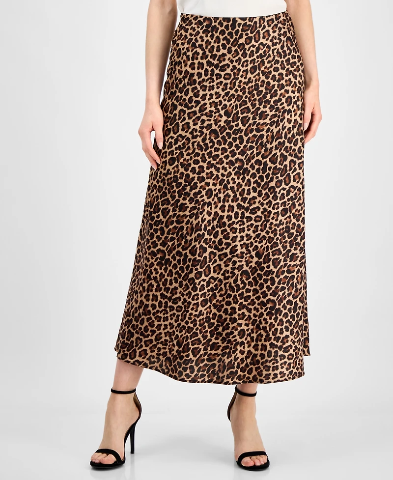 Anne Klein Women's Printed Pull-On Maxi Skirt