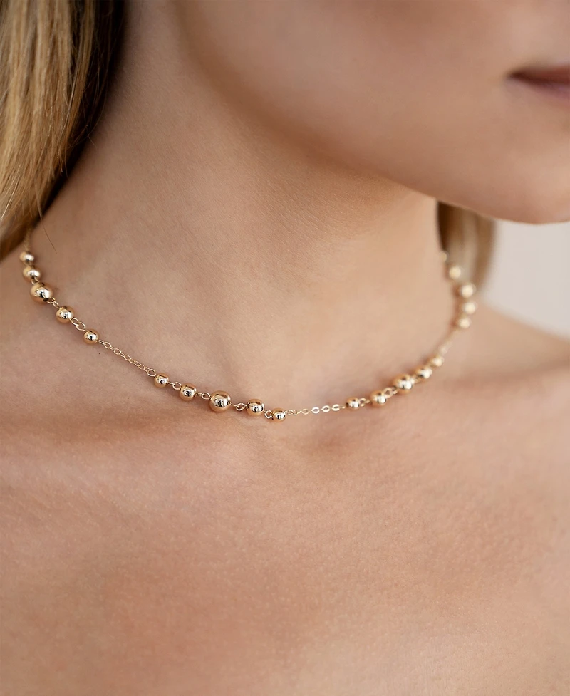 Ettika Single Chain Bubble Necklace