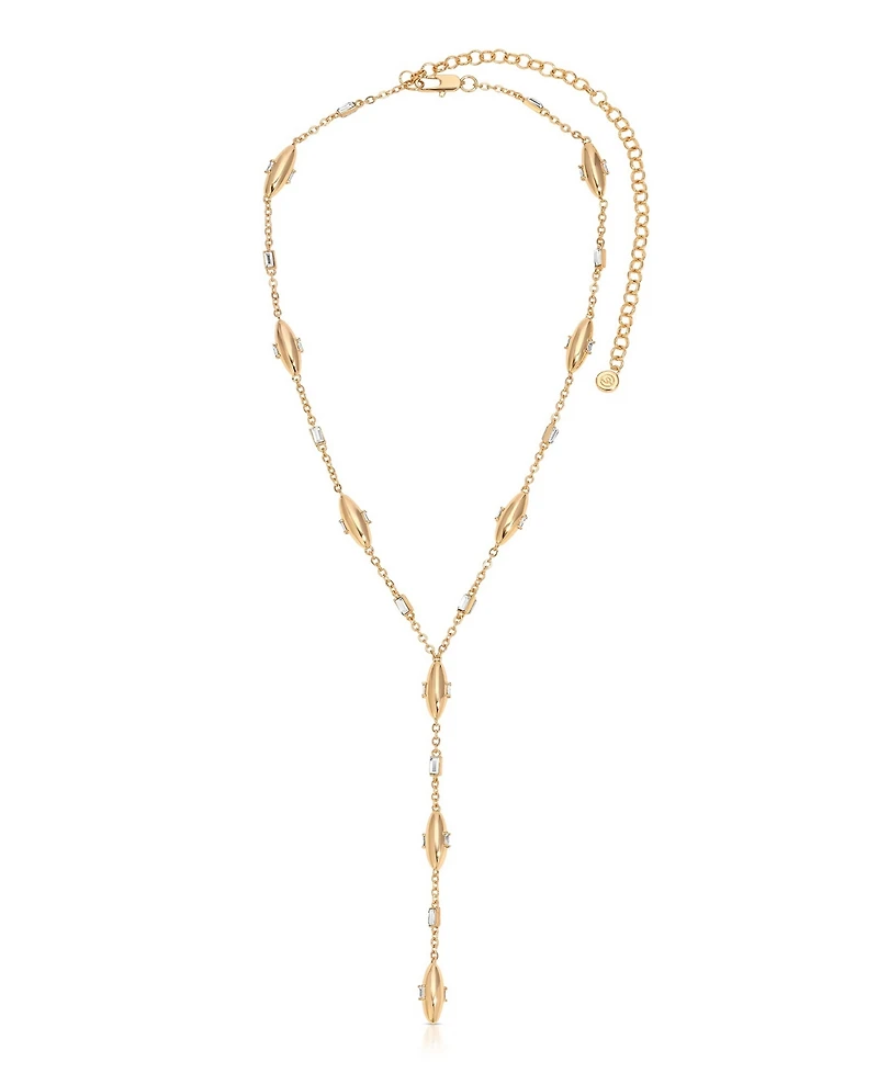 Ettika Oval Dome Lariat Necklace