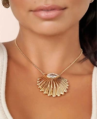 Ettika Scallop Crystal Necklace