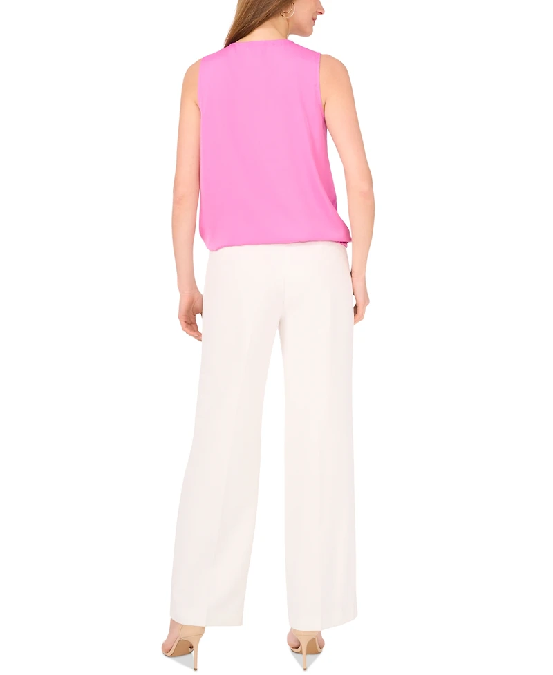 Vince Camuto Women's Faux-Wrap Sleeveless Top