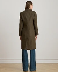 Lauren Ralph Women's Wool-Blend Walker Coat