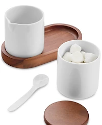 The Cellar Whiteware 4 Pc. Cream and Sugar Set, Exclusively at Macy's