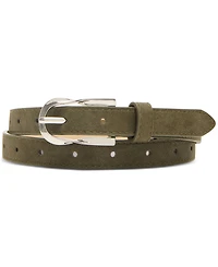 Steve Madden 0.78" Mixed Faux-Leather Belts, Set of 3