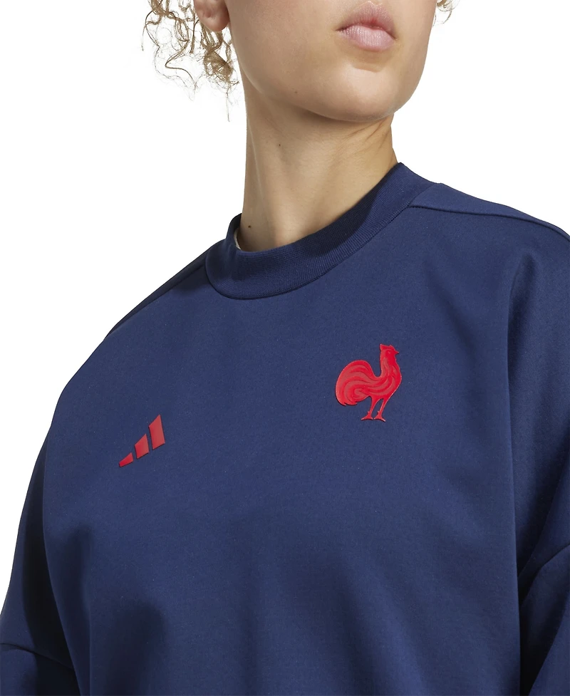 adidas Women's France Travel Crew Neck Sweatshirt