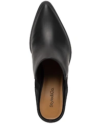 Style & Co Women's Leonaa Block Heel Pointed Toe Mules, Created for Macy's