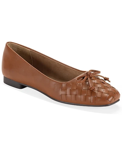 Style & Co Women's Baileyy Woven Snip Toe Ballet Flats, Exclusively at Macy's