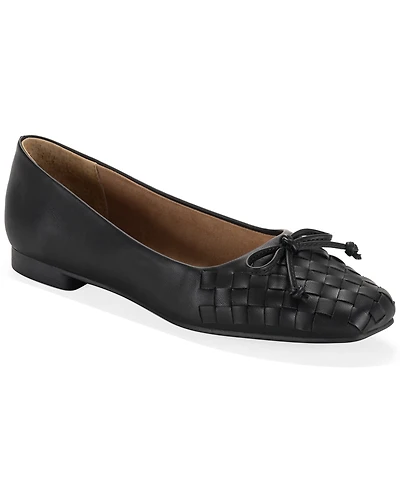 Style & Co Women's Baileyy Woven Snip Toe Ballet Flats, Exclusively at Macy's