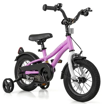 Kids Bicycle with Dual Brakes Training Wheels for Beginner Riders