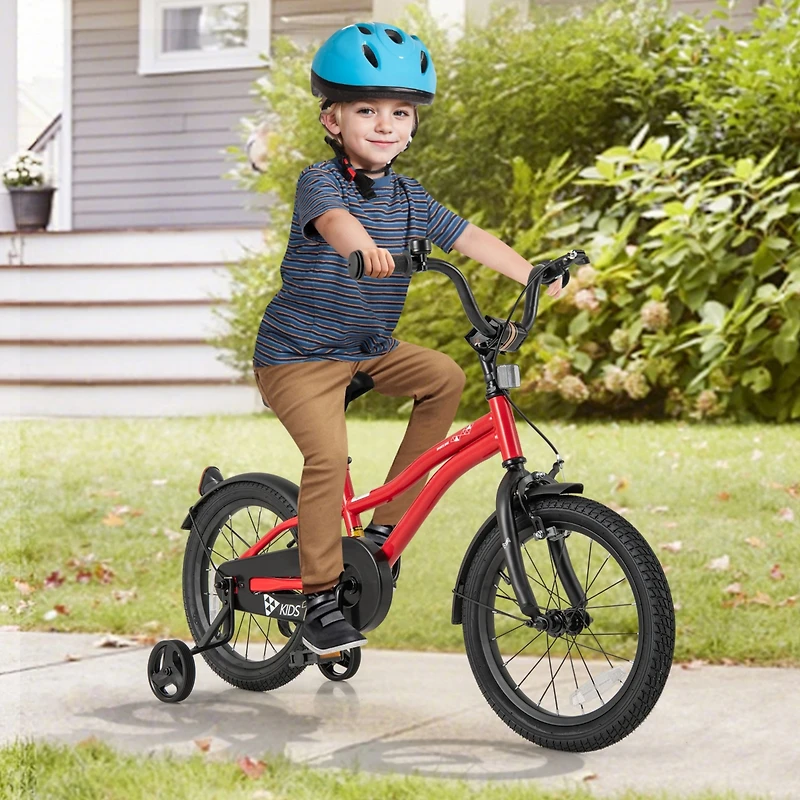 Bicycle for Kids with Adjustable Seat Bell Reflectors for Visibility