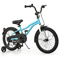 Kids Bike with Training Wheels for Older Children Adjustable Seat and Handlebar