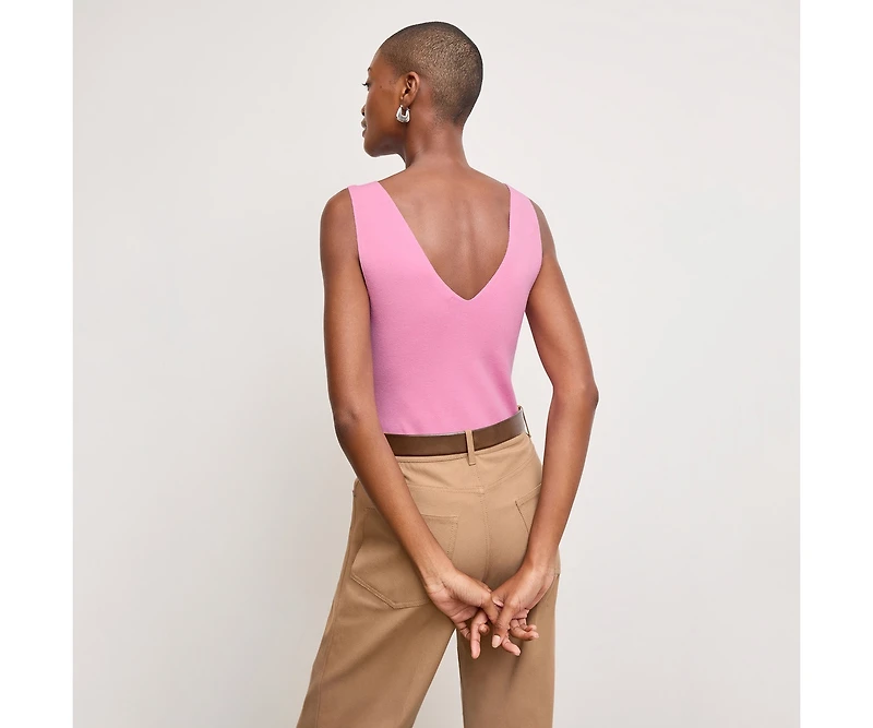 M.m.LaFleur Women's Alecia V-Neck Tank - Eco 365Knit