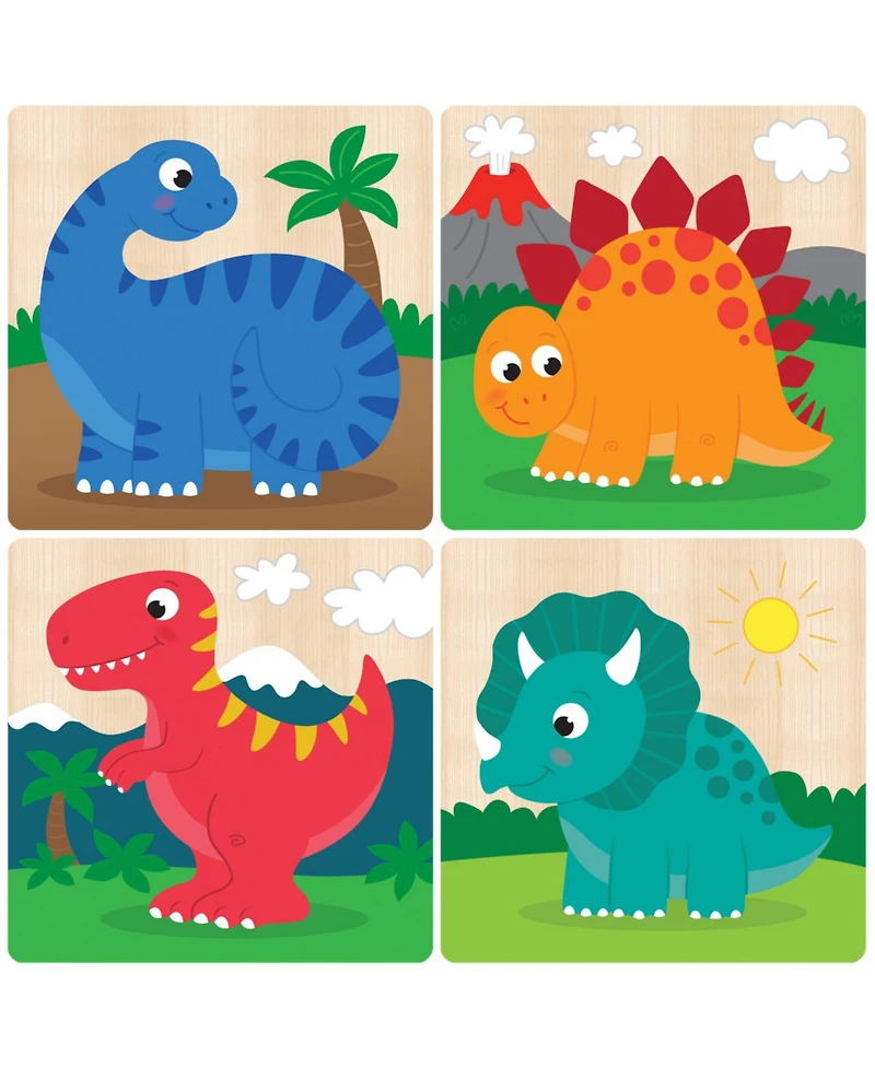 Dinosaurs Chunky Wood Puzzles