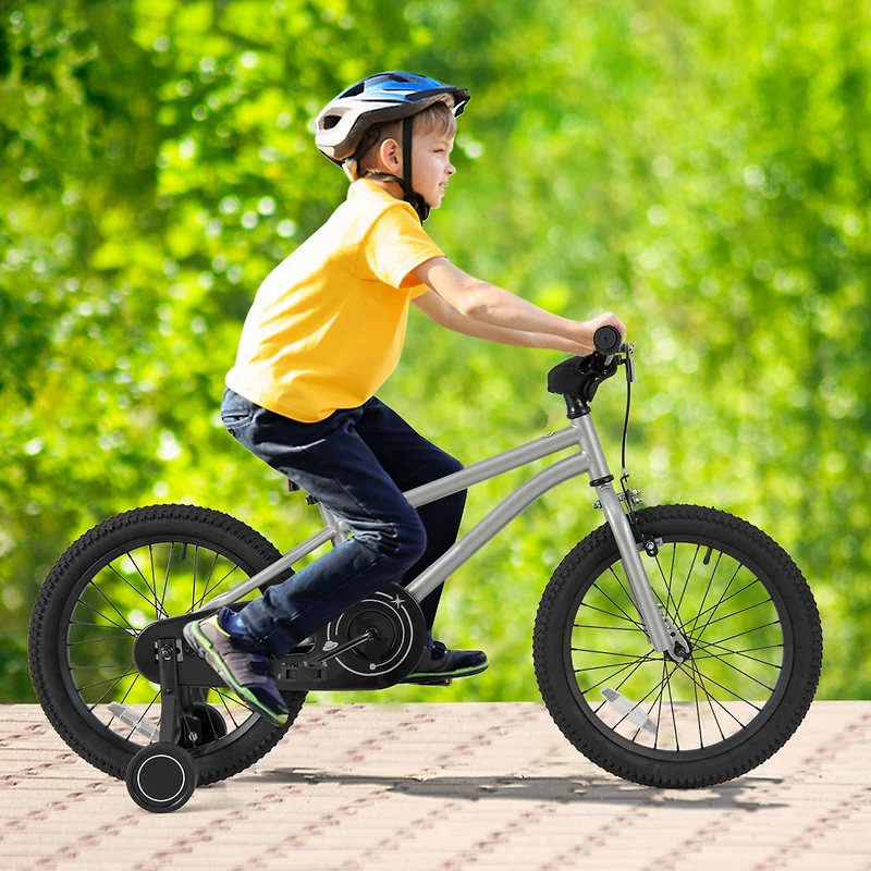 Kids Bike Bicycle for Boys Girls 4-8 with High Carbon Steel Frame
