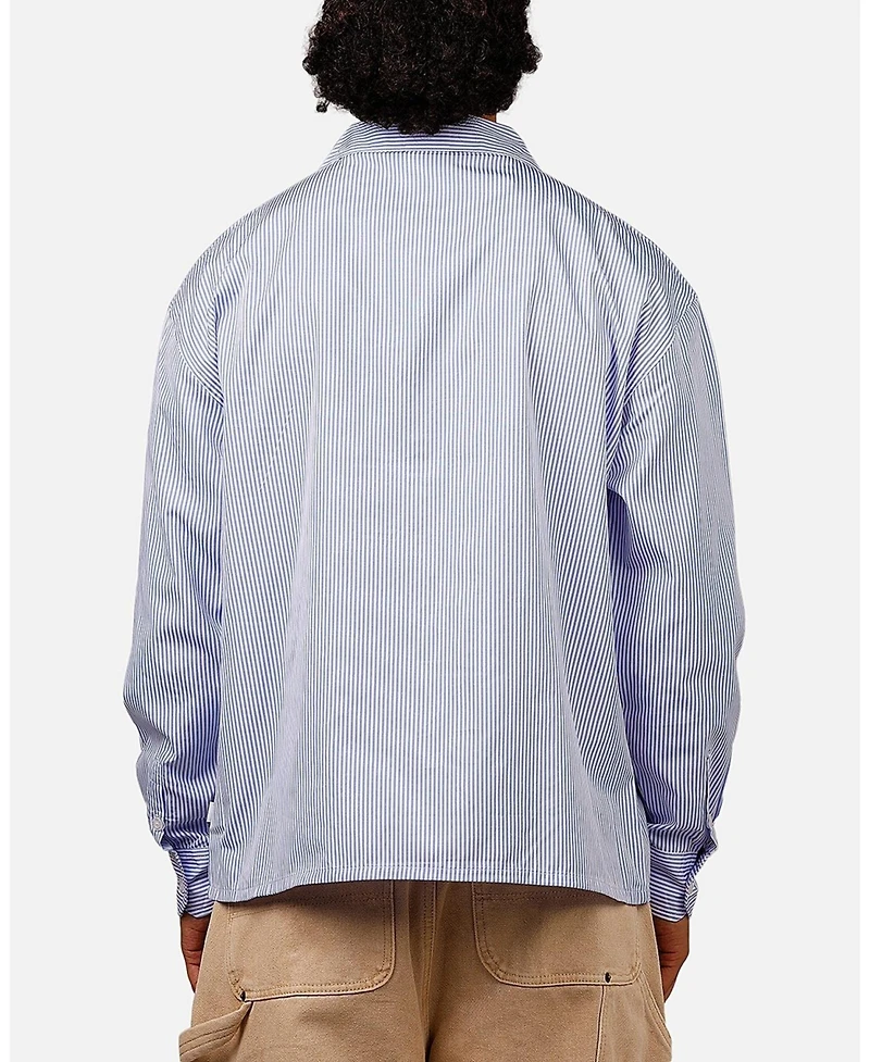 Carre Men's Floral Oversized Button Up Shirt