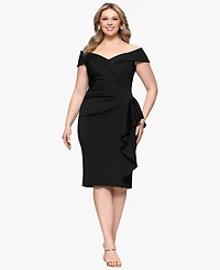 Xscape Plus Sweetheart-Neckline Sheath Dress