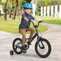 Kids Bike with Adjustable Seat and Low-Step Frame for Easy Mounting