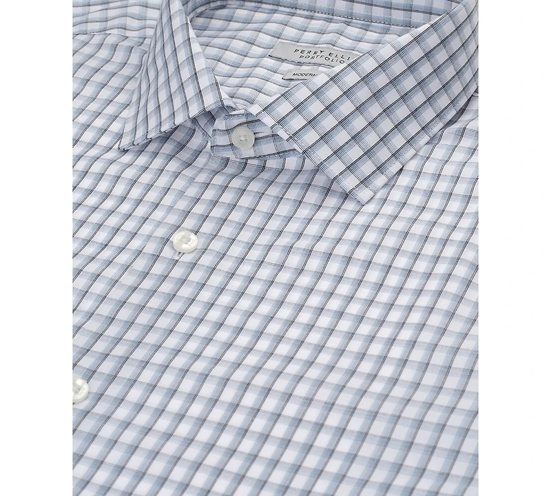 Perry Ellis Men's Shadow Plaid Dress Shirt