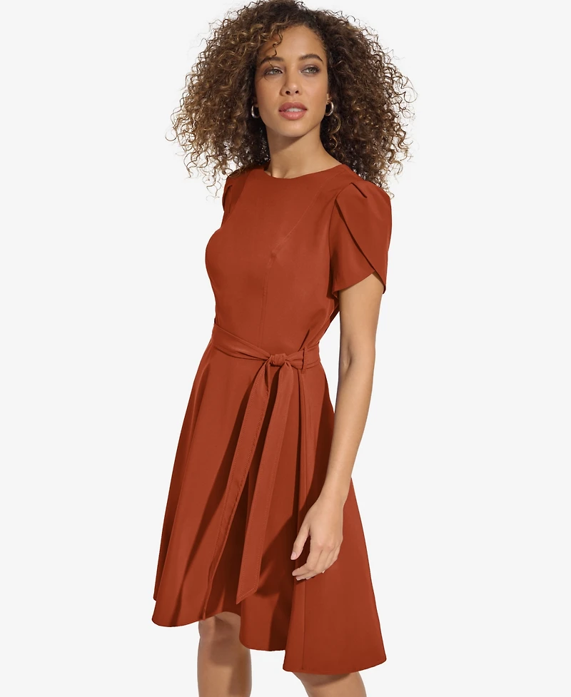 Calvin Klein Women's Short-Sleeve Fit & flare Dress
