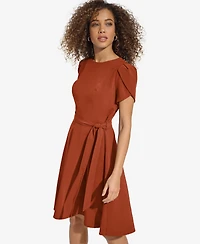 Calvin Klein Women's Short-Sleeve Fit & flare Dress
