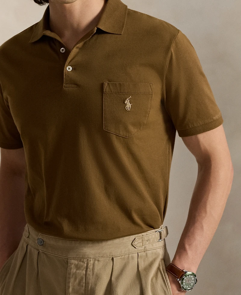 Polo Ralph Lauren Men's Classic-Fit Jersey Pocket Shirt