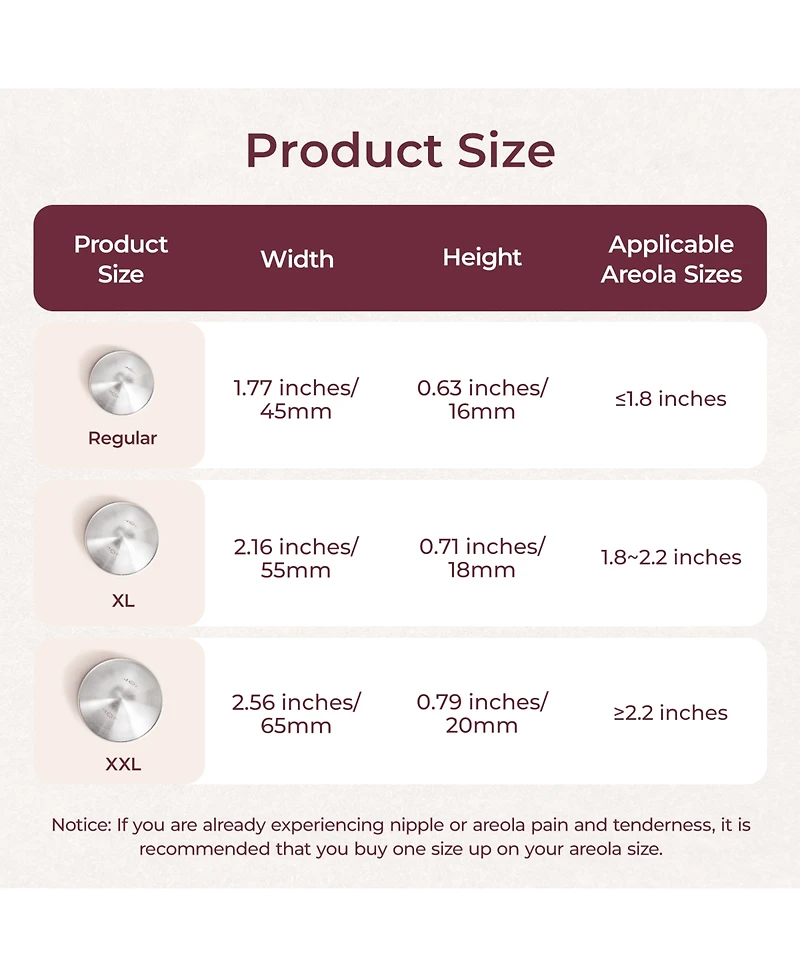 Momcozy Baby Silver Nipple Shield-xxl