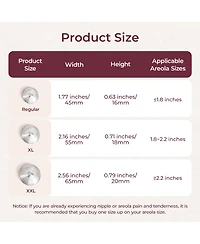 Momcozy Baby Silver Nipple Shield-xxl