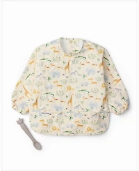 Loulou Lollipop Baby Long Sleeve Bib Spoon Set