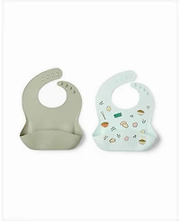 Loulou Lollipop Baby Ramen Print Bibs Set
