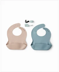Loulou Lollipop Baby Elephant Design Learning Feeding Set