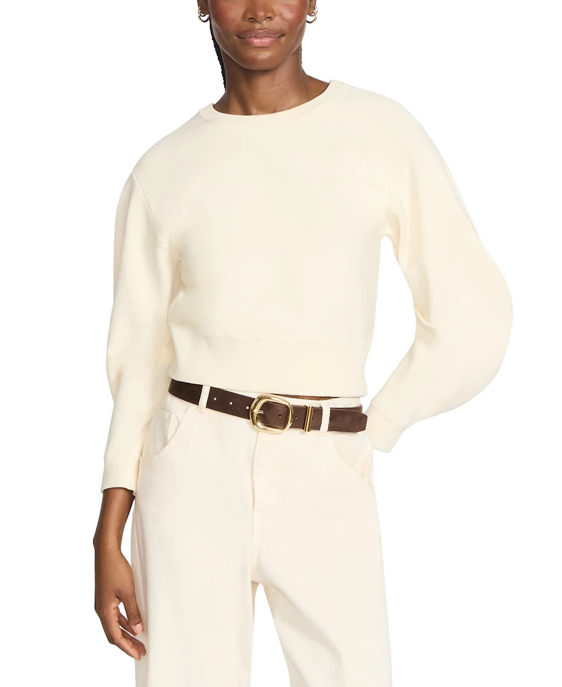 Steve Madden 1.26" Center Bar Buckle Faux-Leather Belt