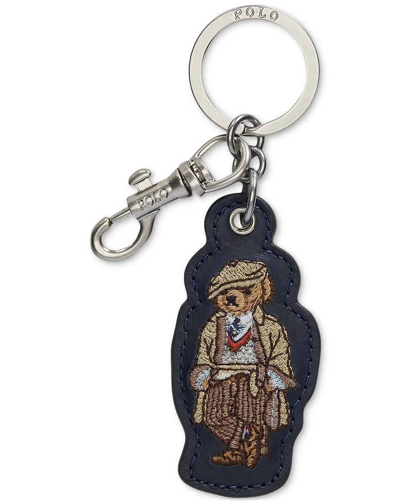 Polo Ralph Lauren Men's Polo Bear Leather Key Fob