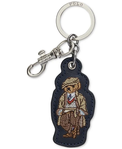 Polo Ralph Lauren Men's Polo Bear Leather Key Fob