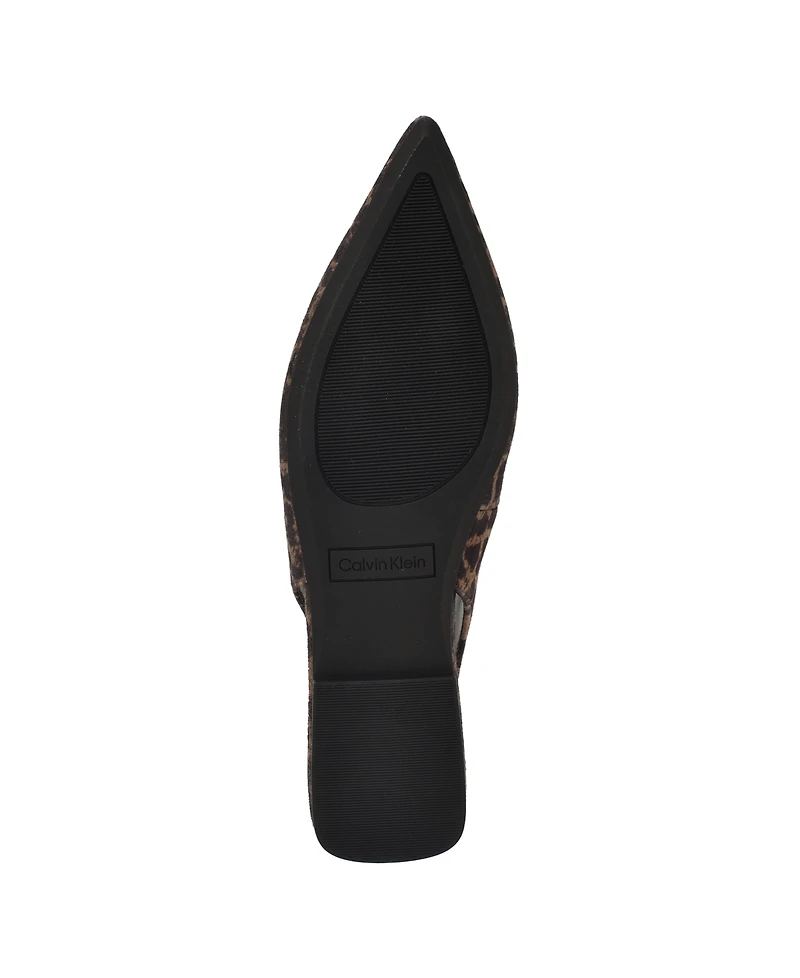 Calvin Klein Women's Galiana Pointy Toe Slingback Flats
